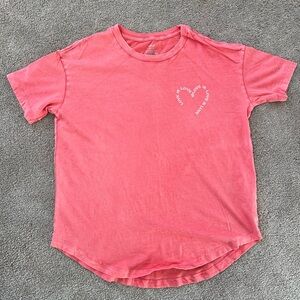 Aerie Coral Short Sleeve Graphic Tee